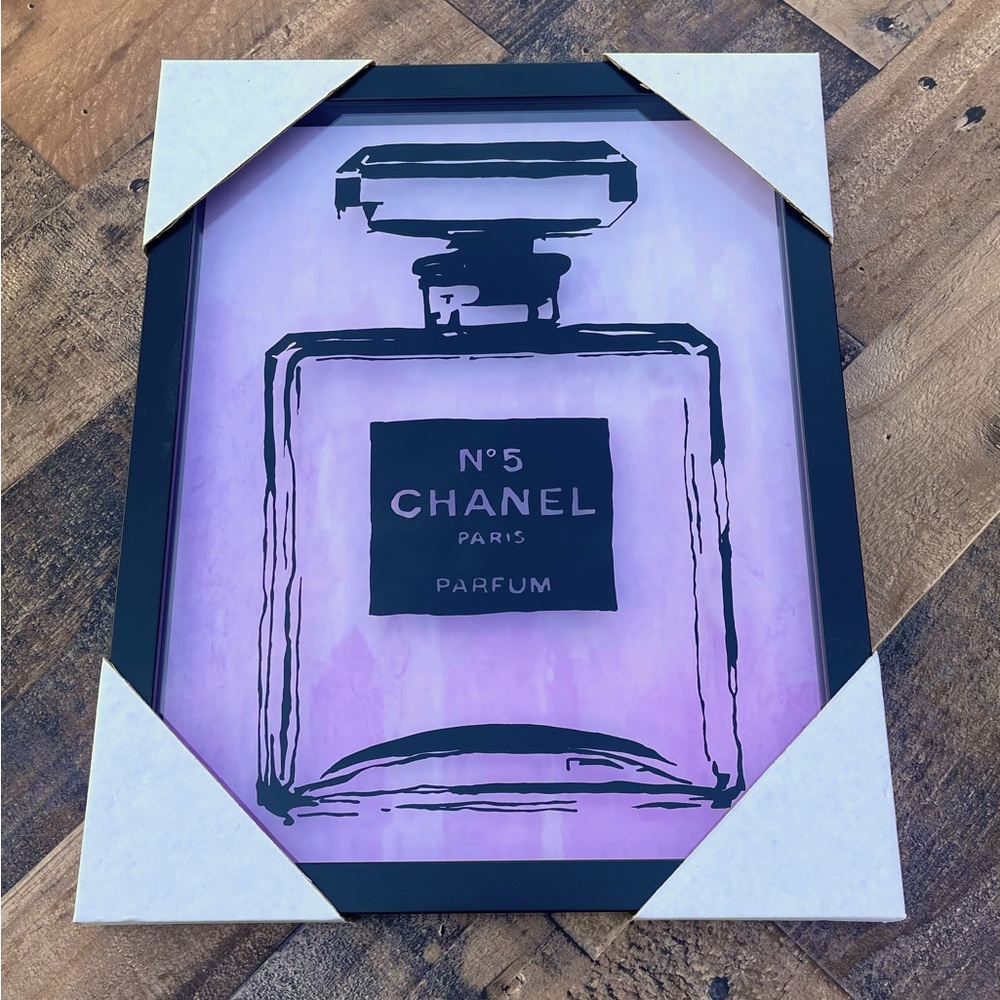 COCO CHANEL N°5 Fragrance Fashion Shadow
Box Print Fairchild Paris Artwork Art